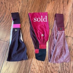 Lululemon fringe fighter headbands